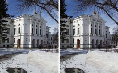 Рис. 6,7. Первый кадр и последний